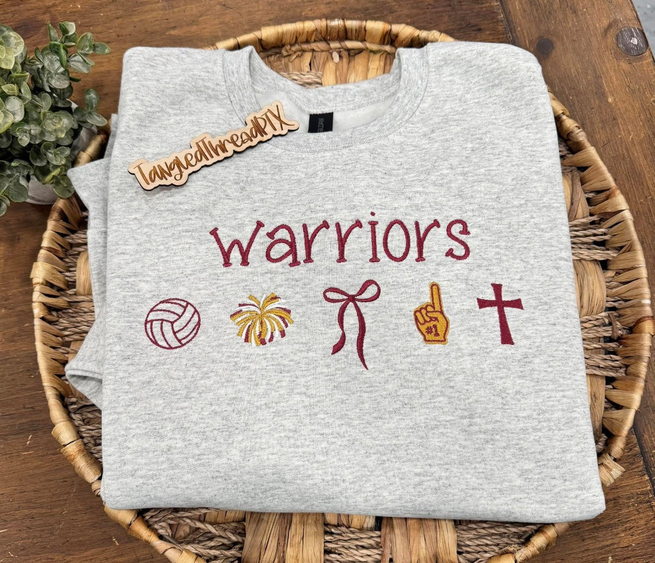 Ash Gray Warriors - Icons - Embroidered