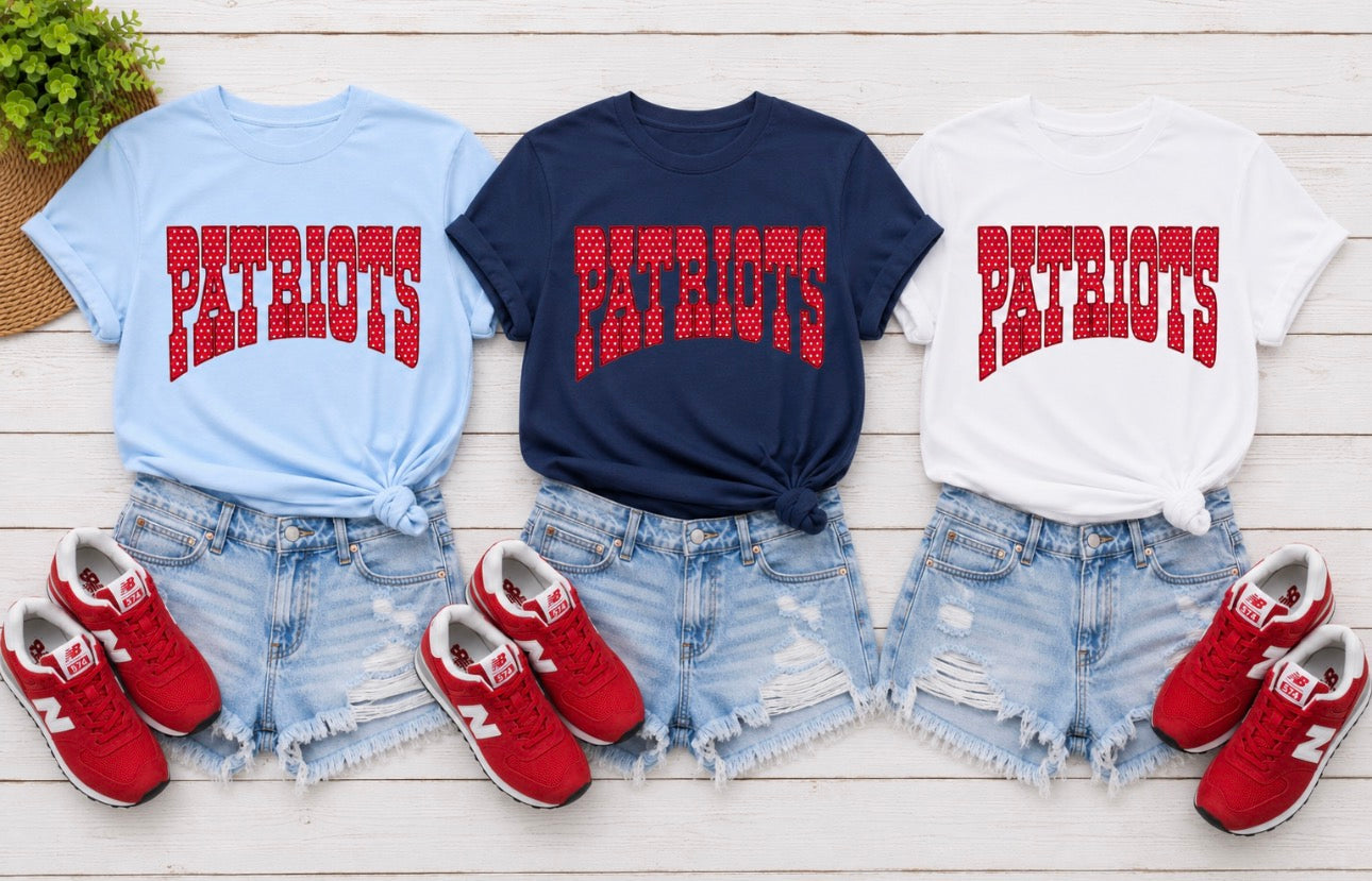 Patriots Polka Dots