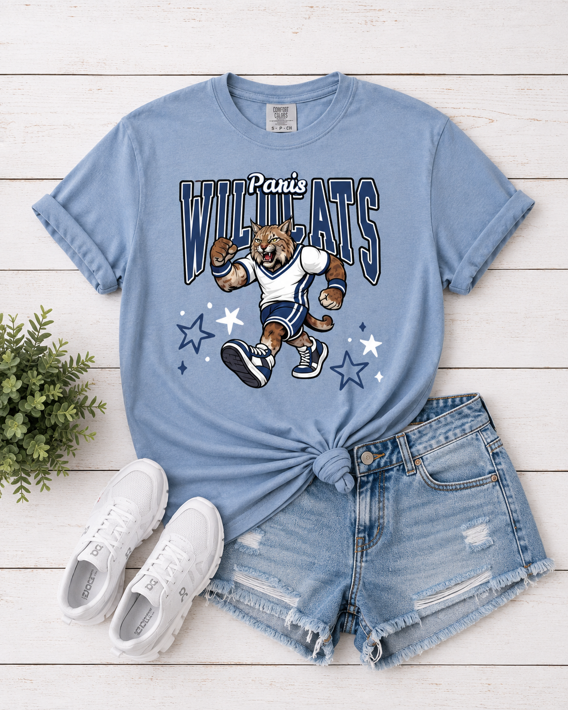 Wildcats Retro Mascot