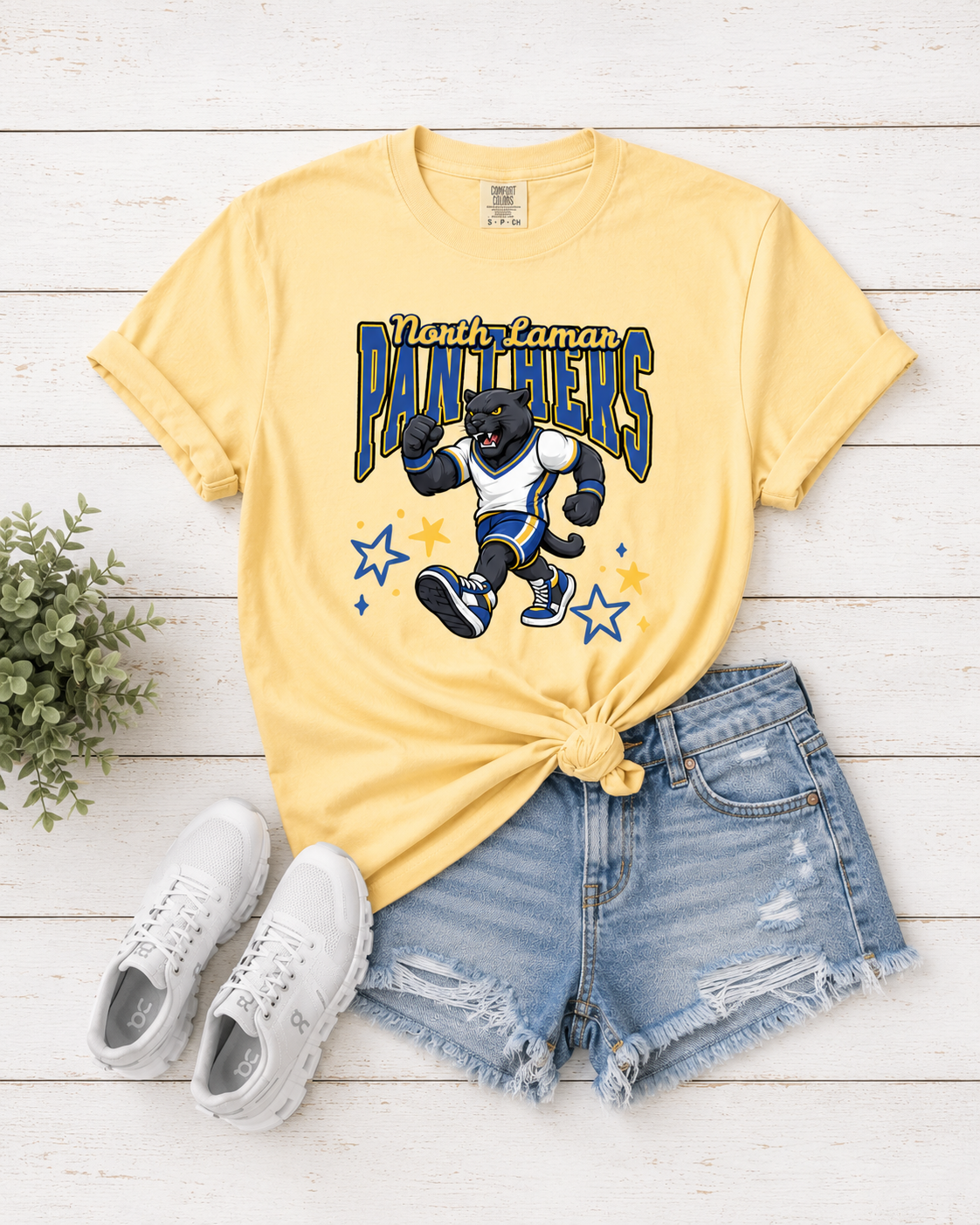 Panthers Retro Mascot