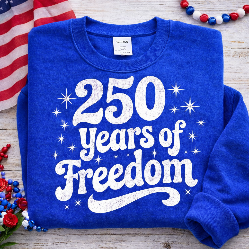 250 Years Of Freedom - RED OR Royal Blue