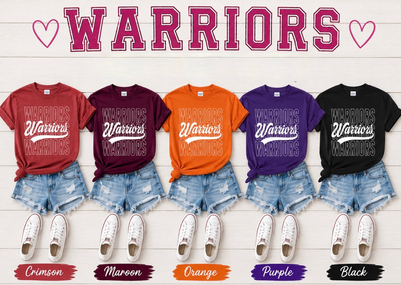 Warriors Triple Stacked