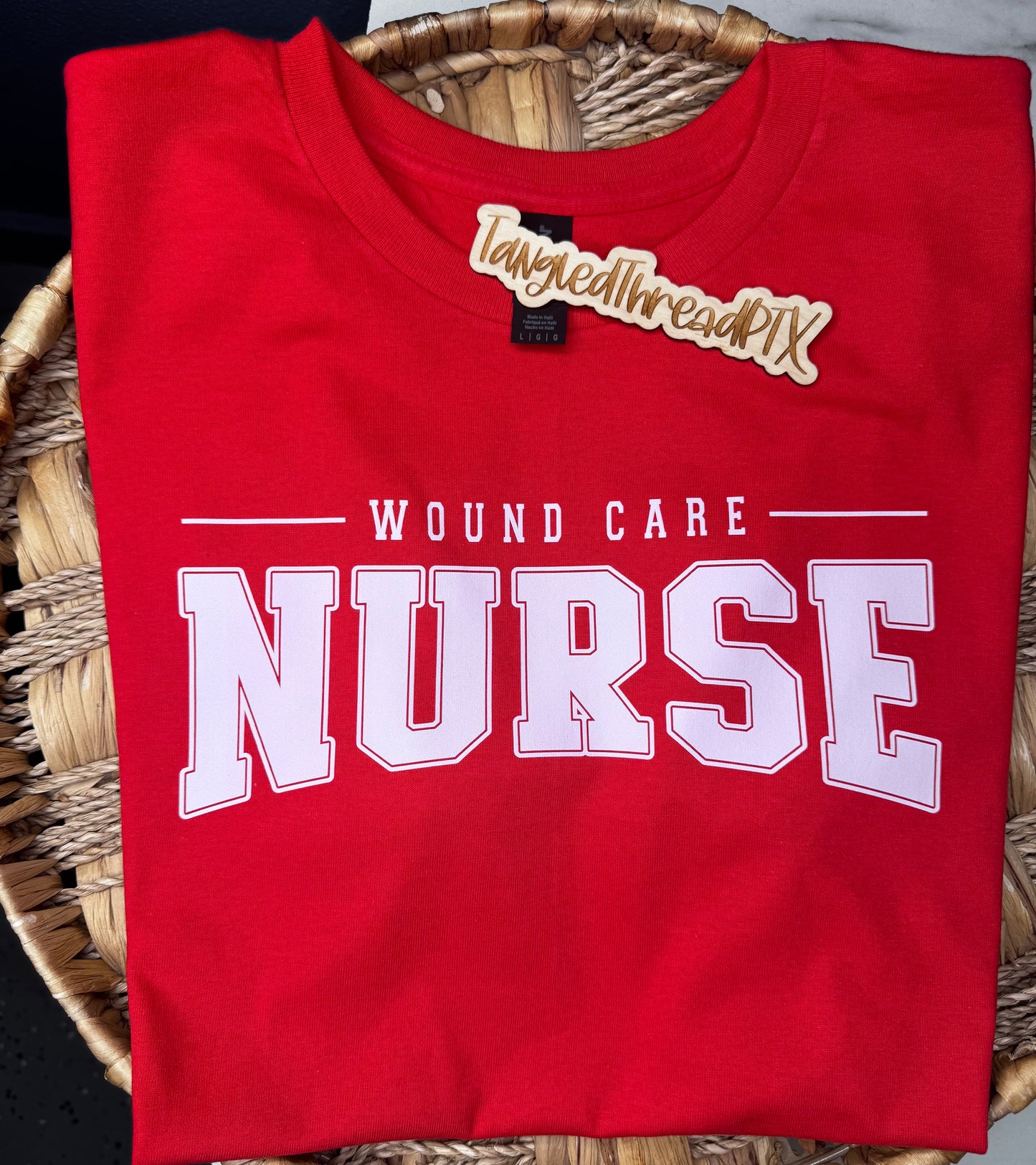 Wound Care Nurse - Red Gildan
