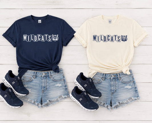 Wildcats Block Tee
