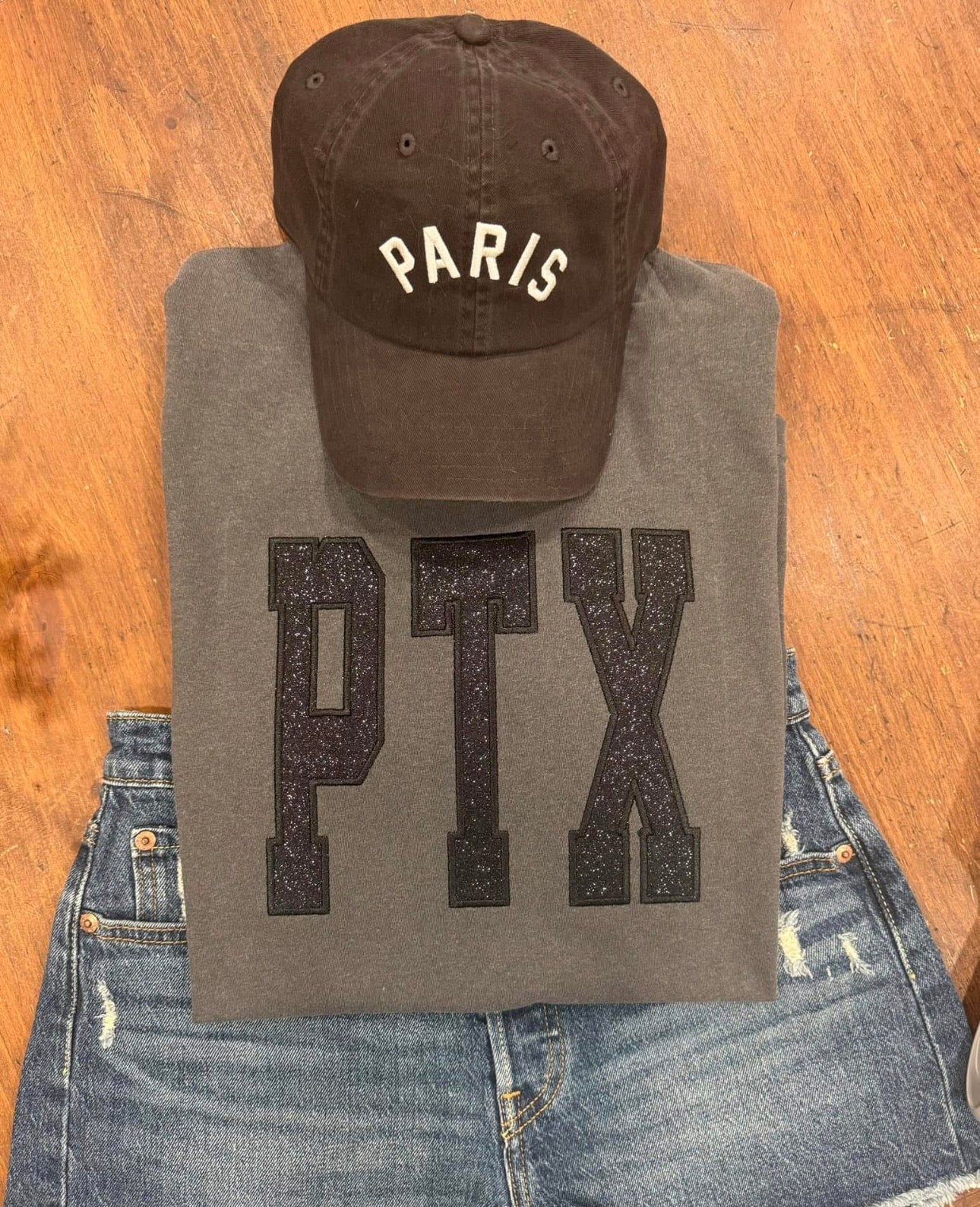 Pepper PTX with Black Lettering - Embroidered