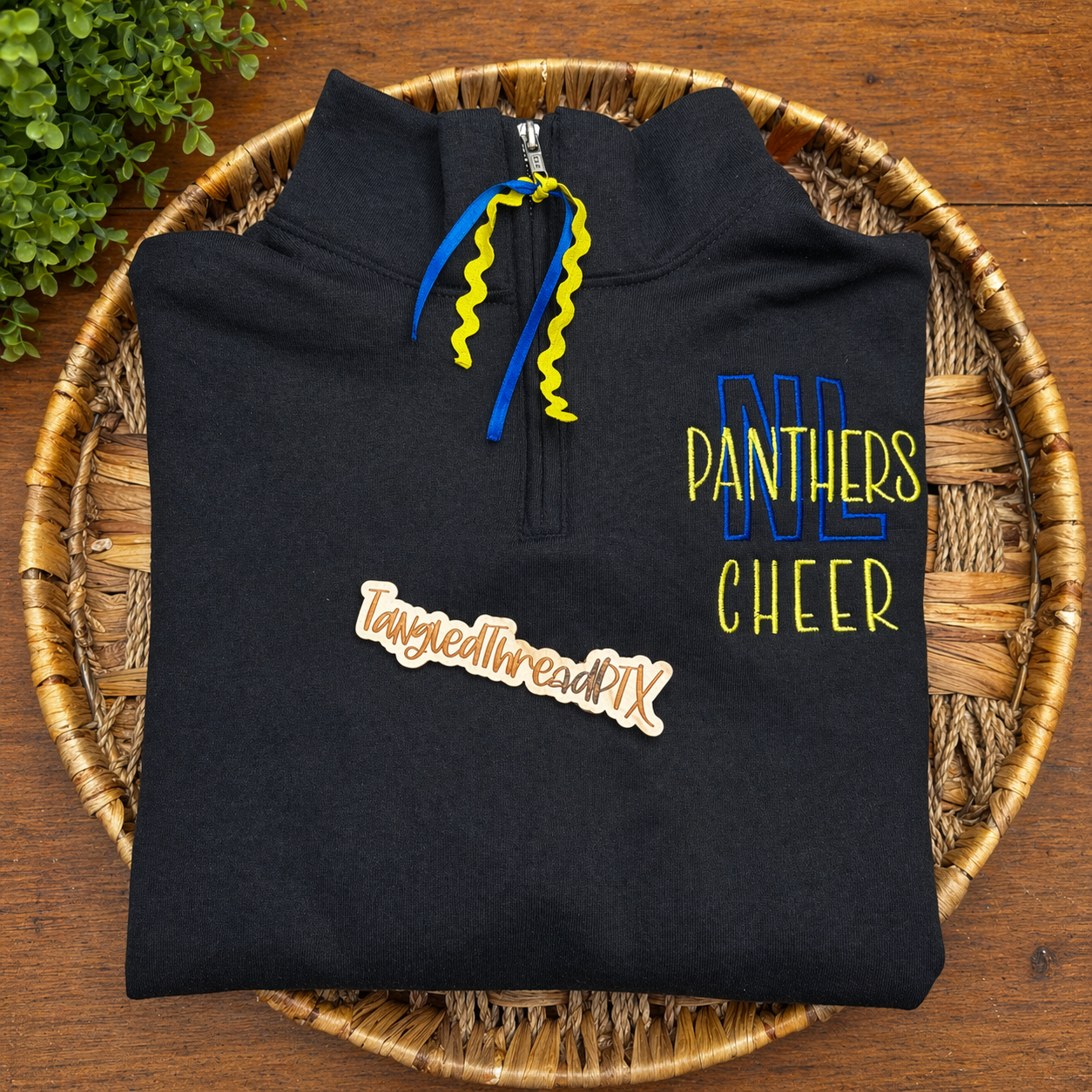 NL Panthers Cheer - Embroidered 1/4 Zip