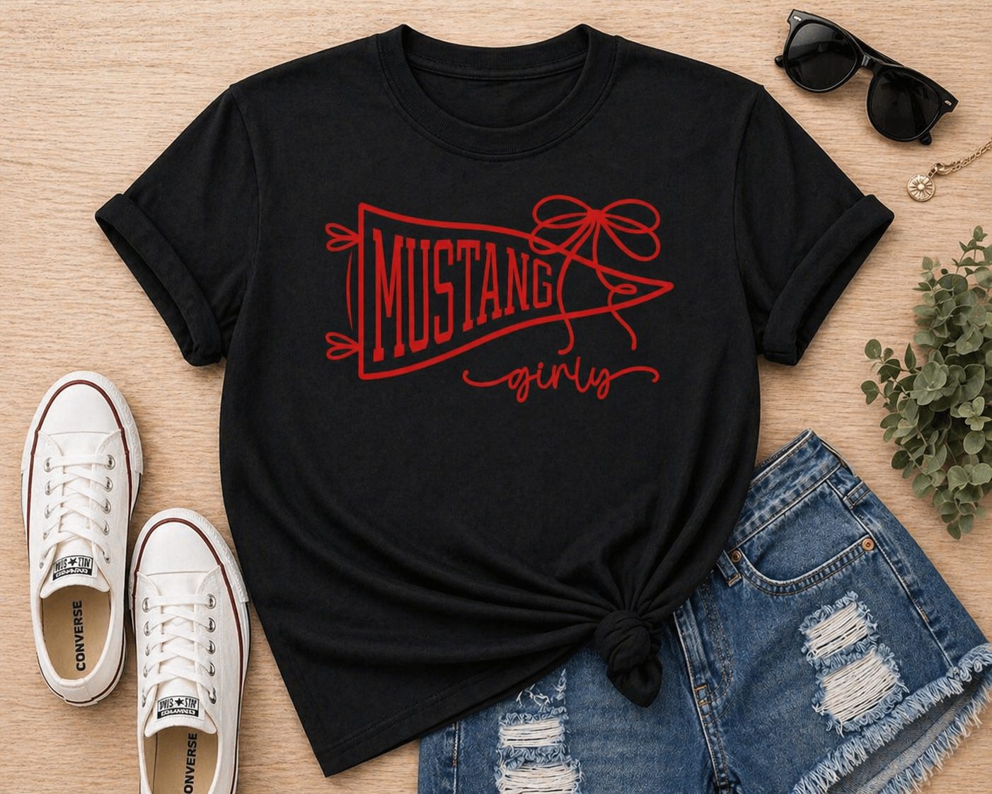 Black Mustang Girly
