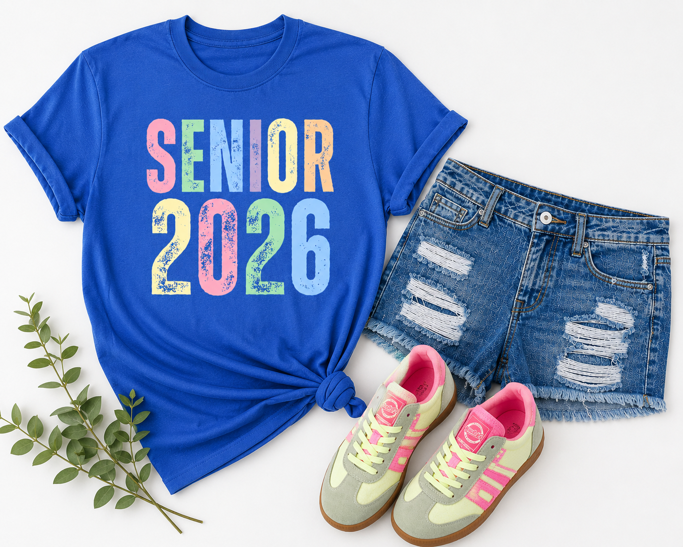 Senior 2026 - Neon Blue