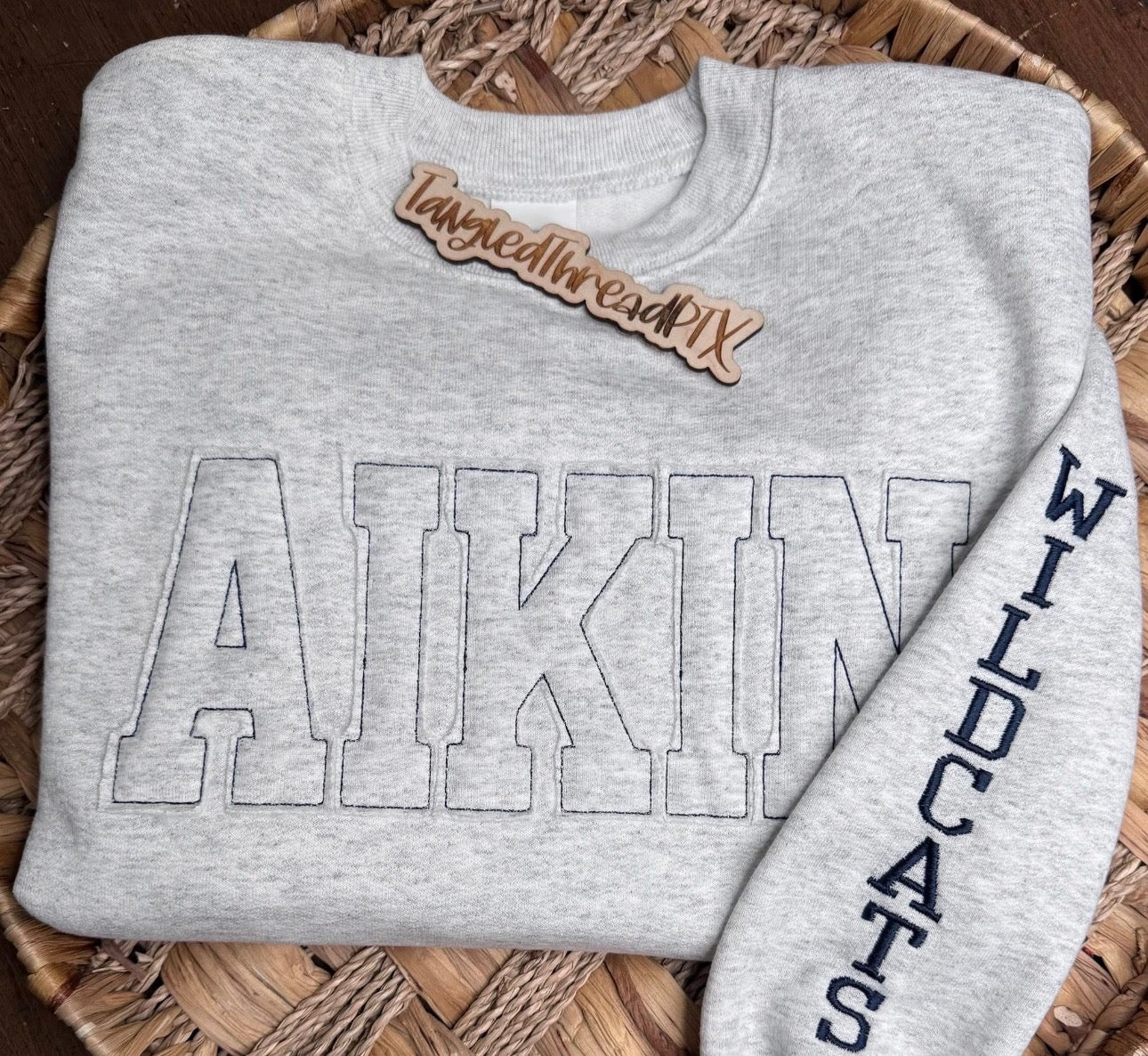 Ash Gray AIKIN Raggy - Embroidered