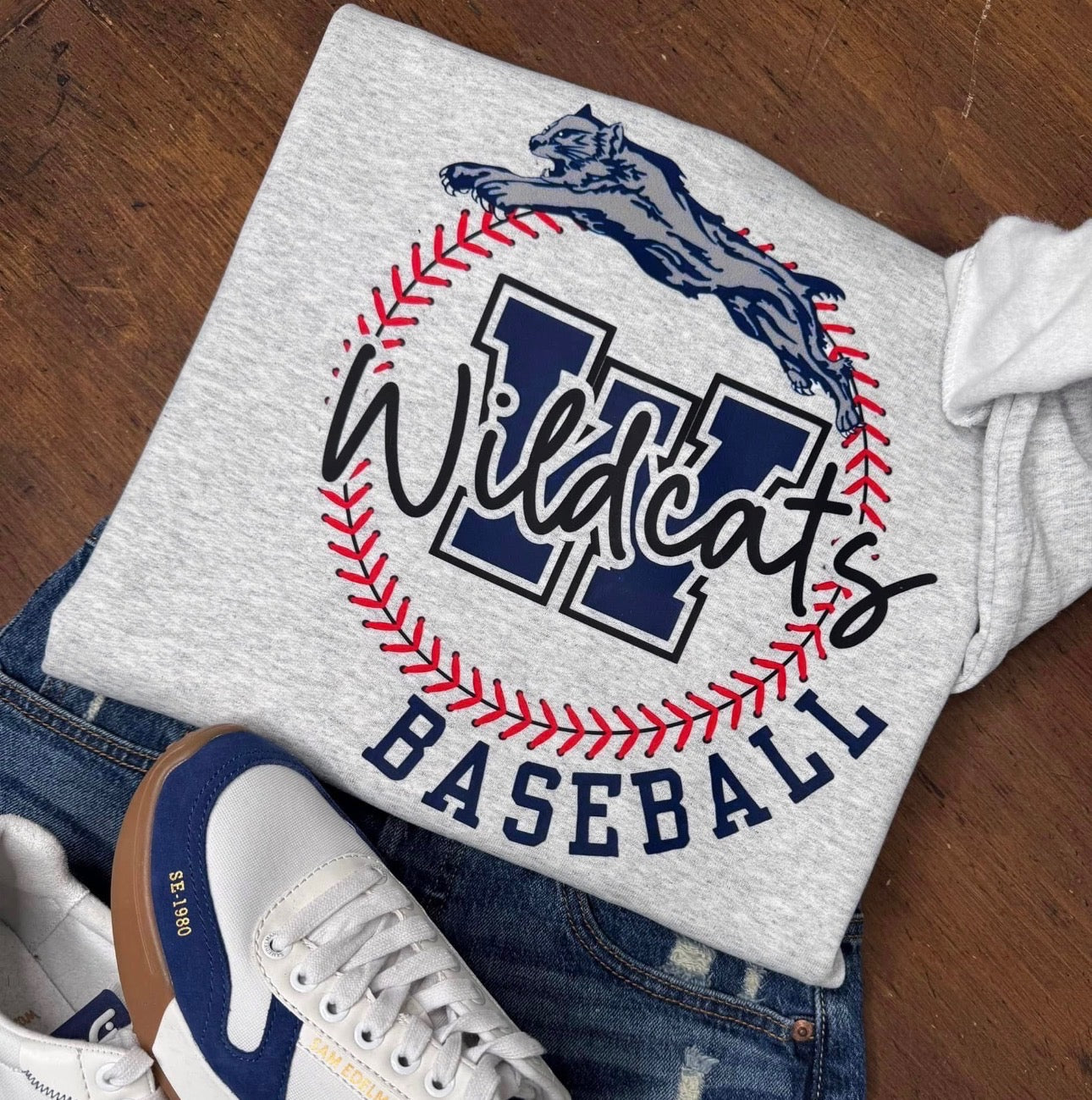 Leaping Wildcat Baseball Shirt - Gilan