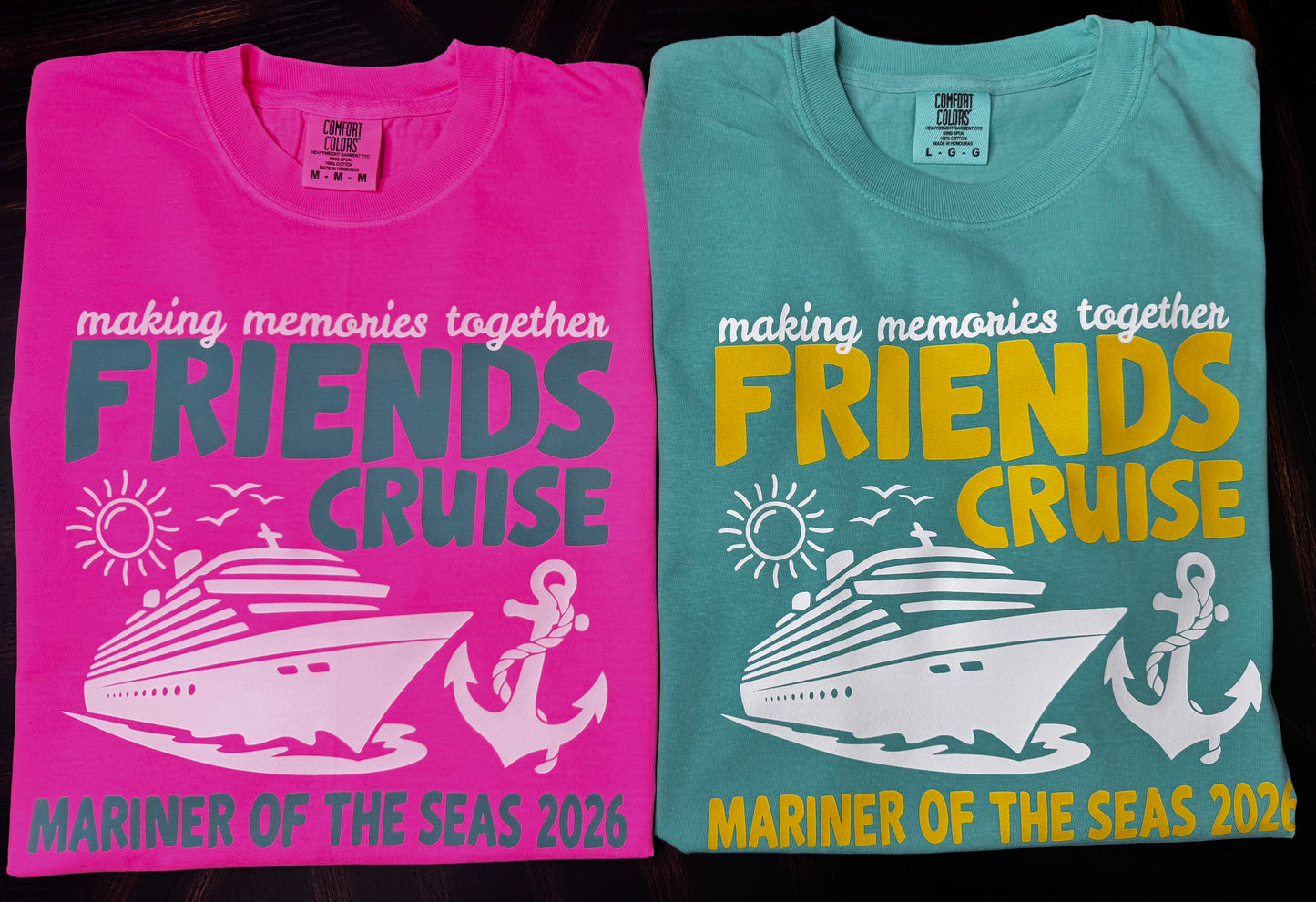 Neon Pink Friend Cruise