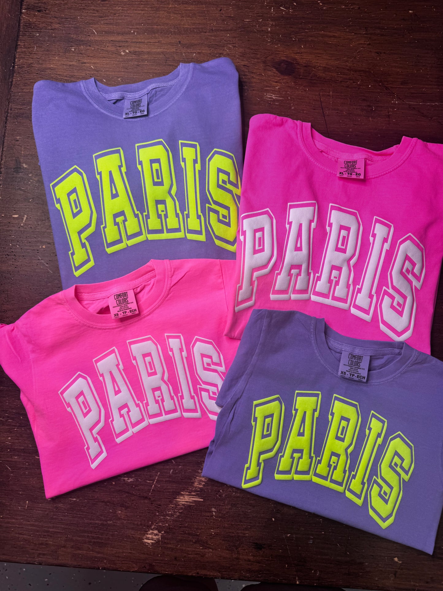 Violet PARIS - Neon Yellow  Puff