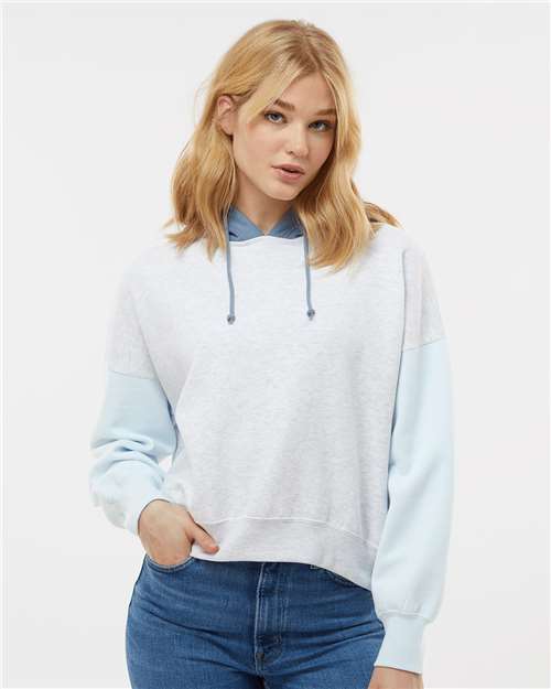 MV Sport Sueded Hoodie Crop Colorblock --HTV Puff